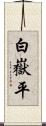 白嶽平 Scroll