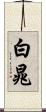 白晁 Scroll