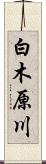 白木原川 Scroll