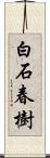 白石春樹 Scroll