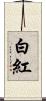 白紅 Scroll