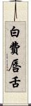 白費唇舌 Scroll