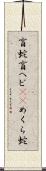 盲蛇 Scroll
