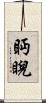 眄睨 Scroll
