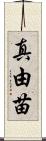 真由苗 Scroll