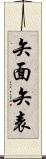 矢面;矢表 Scroll