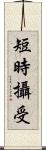 短時攝受 Scroll