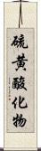 硫黄酸化物 Scroll