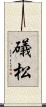 礒松 Scroll