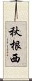 秋根西 Scroll