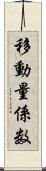 移動量係数 Scroll