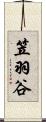 笠羽谷 Scroll