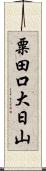 粟田口大日山 Scroll