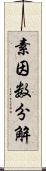 素因数分解 Scroll