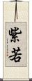 紫若 Scroll