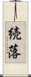 続落 Scroll