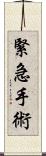 緊急手術 Scroll