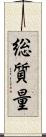 総質量 Scroll