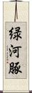 緑河豚 Scroll