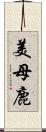 美母鹿 Scroll