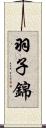 羽子錦 Scroll