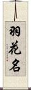 羽花名 Scroll