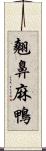 翹鼻麻鴨 Scroll