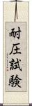 耐圧試験 Scroll