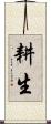 耕生 Scroll