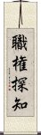 職権探知 Scroll