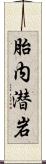 胎内潜岩 Scroll