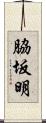 脇坂明 Scroll