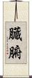 臓腑 Scroll