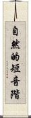 自然的短音階 Scroll