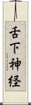 舌下神経 Scroll