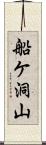 船ケ洞山 Scroll