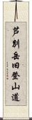 芦別岳旧登山道 Scroll