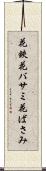 花鋏 Scroll