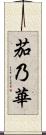 茄乃華 Scroll