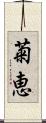 菊恵 Scroll