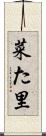 菜た里 Scroll