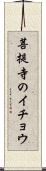菩提寺のイチョウ Scroll