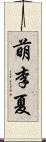 萌李夏 Scroll