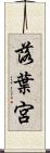 落葉宮 Scroll