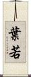 葉若 Scroll