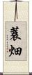 蓑畑 Scroll