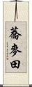 蕎麥田 Scroll