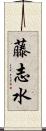 藤志水 Scroll