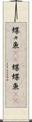 蝶々魚(rK) Scroll