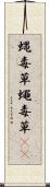 蝿毒草 Scroll